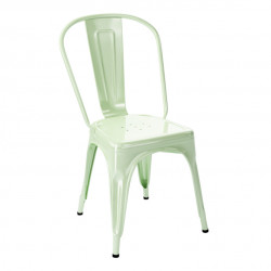 Set de 2 chaises A Brillant, Tolix vert lichen