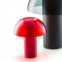 Lampe de table Colette, Pedrali rouge transparent Taille L