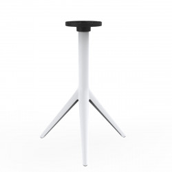 Set de 4 pieds de table Mari-Sol, H 73 cm pour petits plateaux, Vondom blanc Basculant, H73 cm