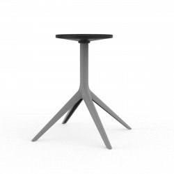 Pied de table Mari-Sol, H 73 cm pour grands plateaux, Vondom acier Fixe, H73 cm