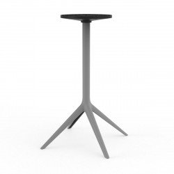 Pied de table Mari-Sol, H105 cm pour grands plateaux, Vondom acier Fixe, H73 cm