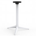 Pied de table Faz, Vondom blanc Fixe, H73 cm, pour plateau max. 59x59 cm