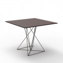 Table Faz inox, Vondom bronze 90x90xH72 cm