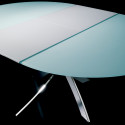 Table Elica à rallonge blanc opaque 175x125 cm