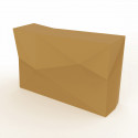 Banque d'accueil Origami, élément droit, Proselec beige Laqué