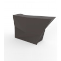 Banque d'accueil Origami, élément lateral, Proselec bronze Mat