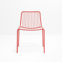 Lot de 2 chaises design filaires Nolita 3650, Pedrali, rouge