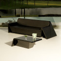 Table basse design Rest Sofa, Vondom noir mat