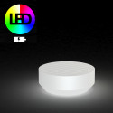 Table basse ronde Vela LED RGB à Batterie, diamètre 80xH30cm, Vondom