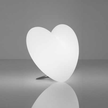 Lampe coeur Love, Slide Design blanc