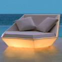 Outdoor Daybed Ulm Daybed, Vondom Lumineux Led RGBW multicolore, 180x180x90cm