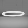 Suspension cercle Giotto, Slide design cool white Led, diamètre 80cm