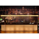 Bar Cordiale lumineux, édition Art Déco, module droit, Slide Design, L120 x P70 x H110 cm
