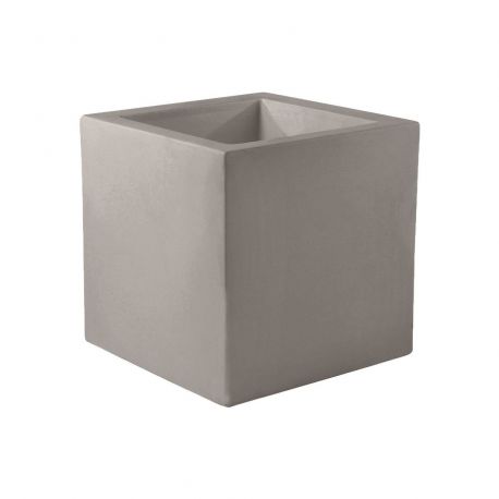 Pot Cubo 40x40x40 cm, simple paroi, Vondom, taupe
