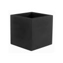 Pot Cubo 40x40x40 cm, simple paroi, Vondom, noir