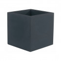Pot Cube 50x50x50 cm, simple paroi, Vondom anthracite