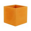 Pot Cube 50x50x50 cm, simple paroi, Vondom orange