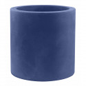 Très grand pot Cylindrique bleu marine, simple paroi, Vondom, Diamètre 120 x Hauteur 100 cm