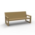 Sofa design Frame, Vondom beige Mat, avec coussins