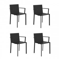 Lot de 4 fauteuils Quartz, Vondom Noir