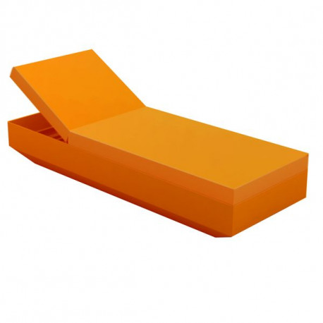 Chaise longue design Vela, Vondom Orange