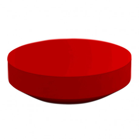 Table basse design ronde Vela diamètre 120cm, Vondom rouge
