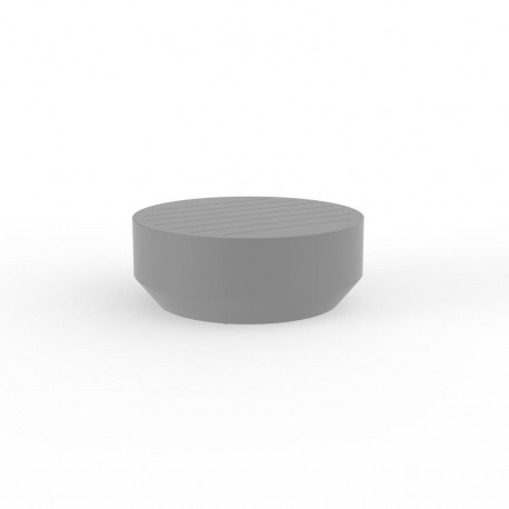 Table basse ronde Vela, diamètre 80xH30cm, Vondom acier