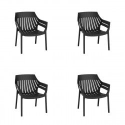 Lot de 4 fauteuils lounge Spritz, Vondom noir