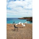 Lot de 4 Chaises Ibiza Revolution® à barreaux en plastique recyclé, Vondom blanc Milos 4023