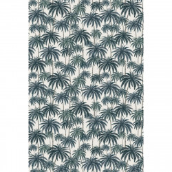 Tapis vinyle palmiers rectangulaire, 139 x 198 cm, collection Paradisio, Pôdevache
