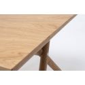 Table en bois Bai en hêtre teinté Natural, Ondarreta