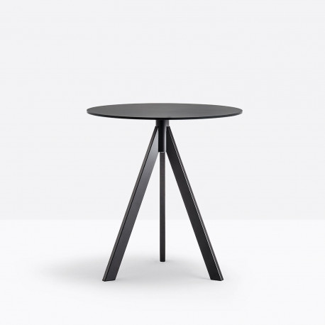 Petite table Arki-Base Ark3, noir, Pedrali, ∅59