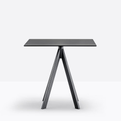 Petite table Arki-Base Ark4, noir, Pedrali, H72xL69x69