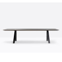 Table design Arki-table, noir, Pedrali, H74xl240xL100