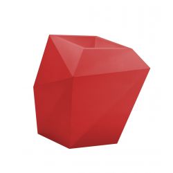 Pot design Faz, modèle Medium, 66x55xH70 cm, Vondom, rouge