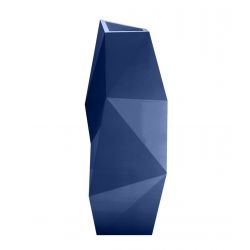 Pot design Faz, modèle Haut, 44x49xH110 cm, Vondom, bleu marine