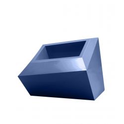 Pot Faz XL, modèle Bas, 82x63xH60 cm, Vondom, bleu marine