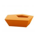 Table basse origami Faz, Vondom, orange