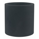 Pot Cylindre diamètre 120 x hauteur 100 cm, simple paroi, Vondom gris anthracite