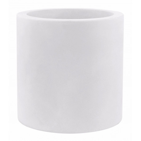 Pot Cylindre diamètre 120 x hauteur 100 cm, simple paroi, Vondom blanc