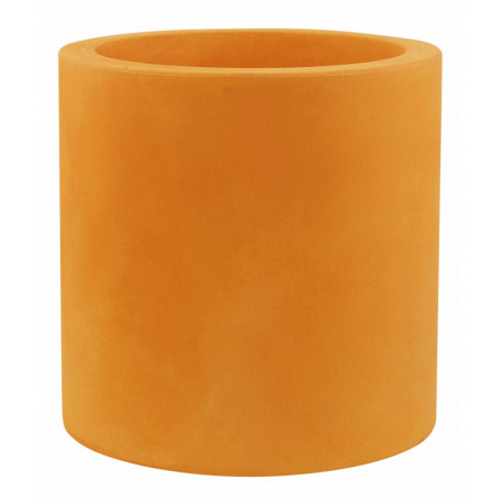 Pot Cylindre diamètre 120 x hauteur 100 cm, simple paroi, Vondom orange