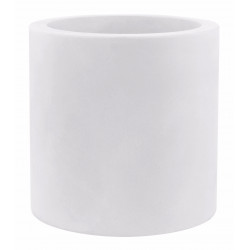 Pot Cylindre diamètre 60 x hauteur 60 cm, simple paroi, Vondom blanc