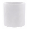 Pot Cylindre diamètre 60 x hauteur 60 cm, simple paroi, Vondom blanc