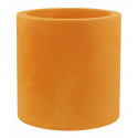 Pot Cylindre diamètre 60 x hauteur 60 cm, simple paroi, Vondom orange