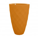 Pot Vases orange, avec réserve d'eau, Vondom, diamètre 65 cm x hauteur 100 cm