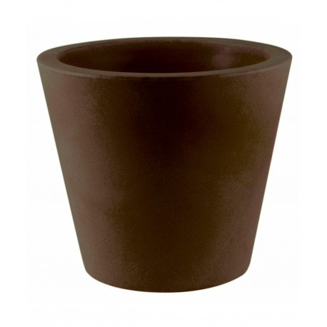 Grand pot Conique diamètre 120 x hauteur 104 cm, simple paroi, Vondom bronze