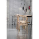 Fauteuil 209 Thonet, dit "Le Corbusier", assise cannée, hêtre blanchi