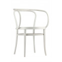 Fauteuil 209 M Thonet, dit "Le Corbusier", assise bois, blanc