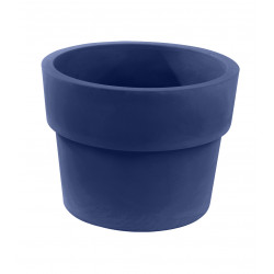 Lot de 2 Pots Vaso diamètre 50 x hauteur 38 cm, simple paroi, Vondom bleu marine