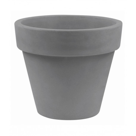 Pot Maceta diamètre 120 x hauteur 104 cm, simple paroi, Vondom gris argent